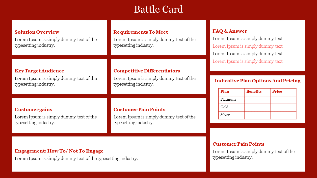 Battle Card